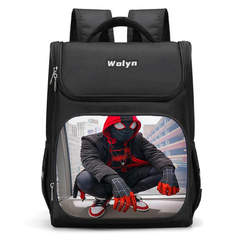 Lightweight Spiderman Girls Backpack With Large Storage For Use Educational