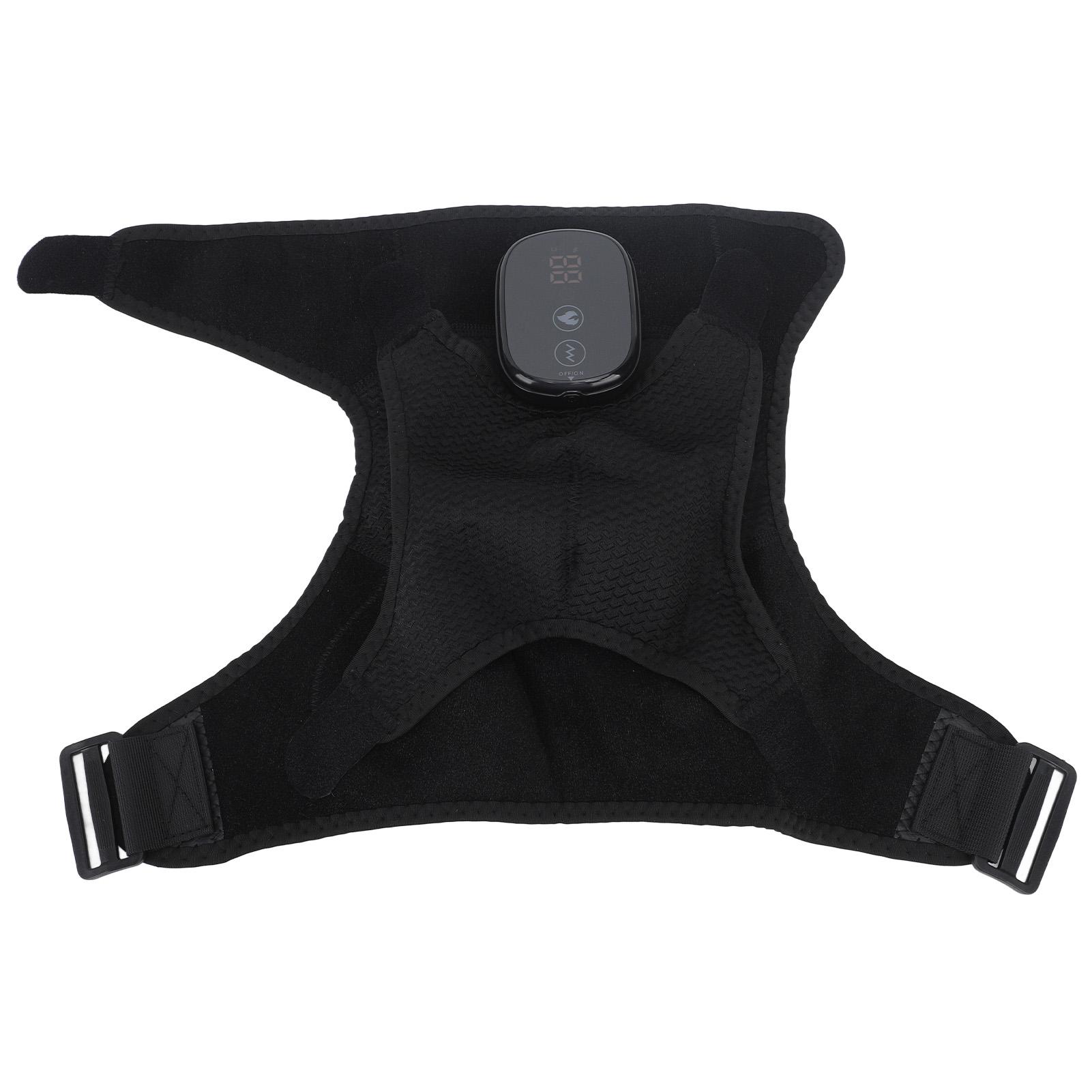 

Массажная накладка с подогревом для плеч, снимает болезненность, 3-х скоростная электрическая накладка с подогревом для мужчин и женщин