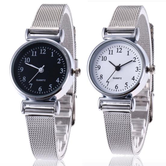 Vintage dámské náramkové náramkové hodinky s kulatým kulatým ciferníkem s arabským číslem Analogové Quartz