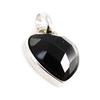 Les Trésors De Lily [F6322] - Pendentif Argent 'Coeur Linda' Noir