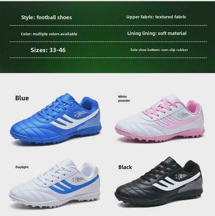 Kids' Professional Soccer Shoes - Boys & Girls School Training AG Cleats