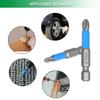 6/10Pcs Magnetic Screwdriver Bit Set Anti Slip Electric Drill Screw Driver Head Kit Impact Hand Tool PH1/PH2/PH3/PZ1/PZ2/PZ3