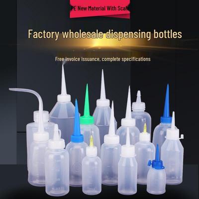 Thickened Plastic Needle Tip Glue Bottle with Cap
