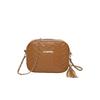Trendy Simple Solid Color Small Round Bag Fashionable Chic Crossbody For Women