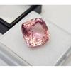 Morganite Pink Color 11-12 Ct Cushion Cut Fabulous Certified Loose Gemstone