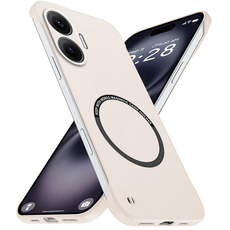 Luksusowe Jednokolorowe Bezramkowe Cienkie Wzmacniające Etui PC Dla Xiaomi POCO X8 Pro Max X7 X6 F8 Ultra F8 F7 M8 M7 Odporne na Wstrząsy Osłona Ochronna
