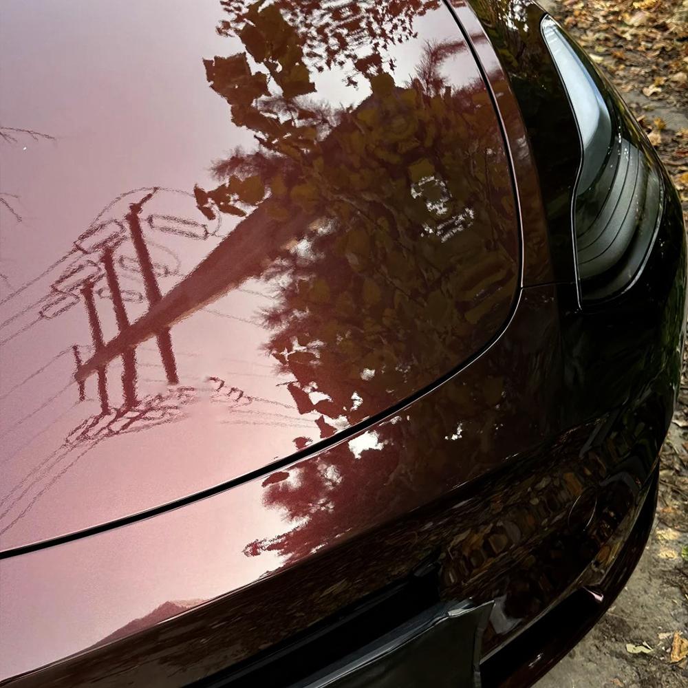 Metal Paint Black Rose PET Wrapping Vinyl Film Automotive Sticker Film Sticker Car Tuning Sticker For the Wrap Decal For Vehicle