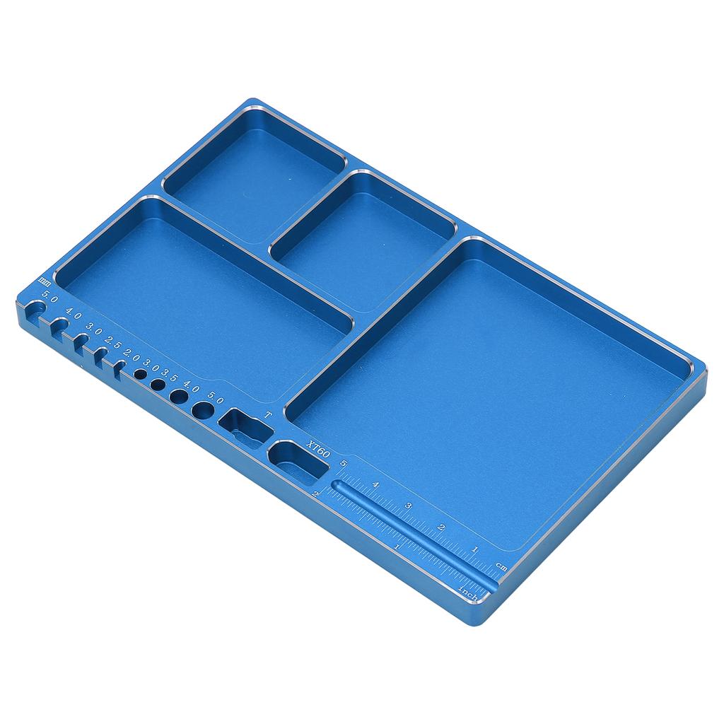 Magnetische Schraubenablage Aluminiumlegierung Magnetische Adsorption Weit verbreitet Magnetische Teileablage mit