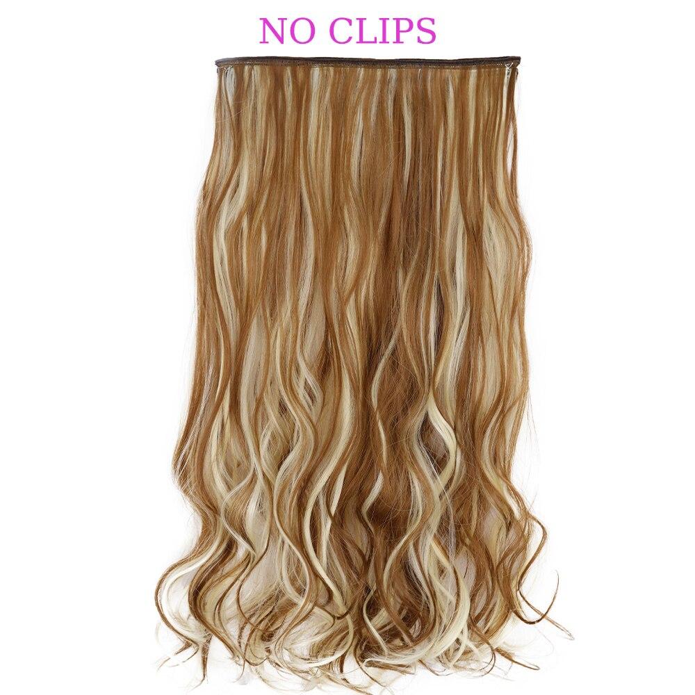 MISS WIG Extensiones de cabello sintético, sin Clips, cabello Artificial, Rubio, marrón, negro, degradado, morado, liso, pieza de cabello falso