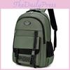 Canvas Oxford Business Backpack With Letter Printing Design For Commuters Daily