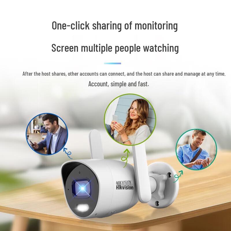 Hikvision 2MP HD Wireless WiFi Outdoor Security Camera CN plug (adapter included)