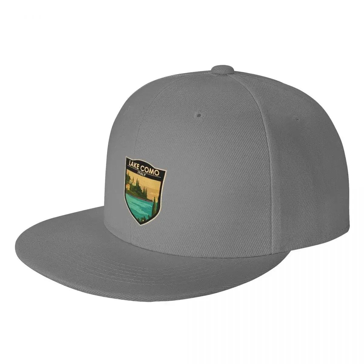 Lake Como Italy Travel Badge Baseball Cap custom Hat Beach Outing Brand Unisex cap Womens Hats For The Sun Unisexs