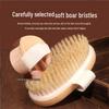 Boar Bristle Bath & Body Brush - Back Scrubber & Meridian Brush