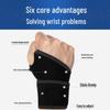 Men's Fitness Wrist Brace - Support Strap for Sprains, Strength Training & Bench Press Elastic Compression Sleeve
