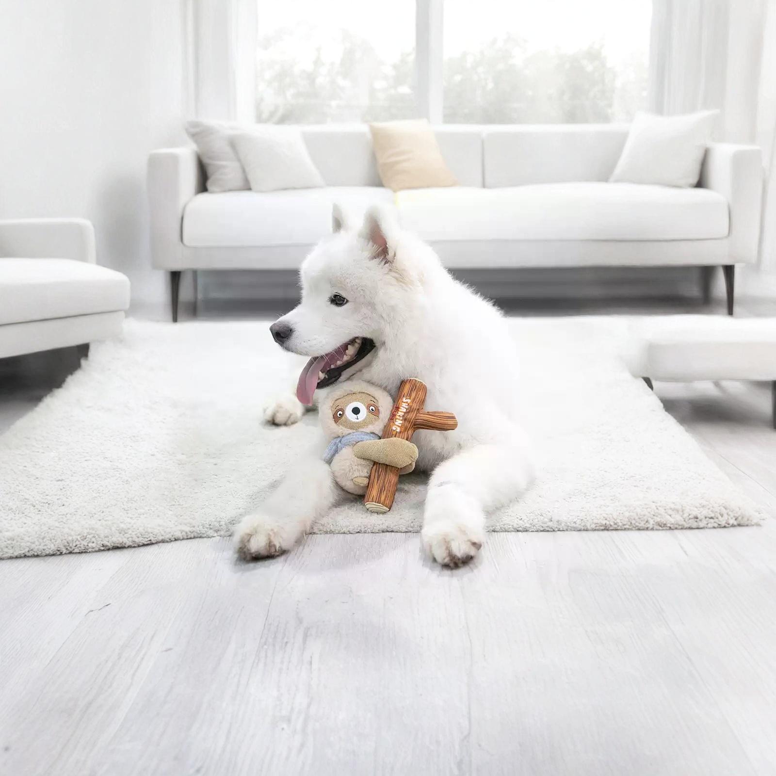 

Fun Dog Toy Simulation Plush Toy Resistant Teeth Grinding Squeaky Pet Toy one size