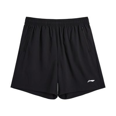 Modne Luźne Szorty w Jednolitym Kolorze Wszechstronne Proste Casualowe Szorty Unisex Czarne AAPV155-1