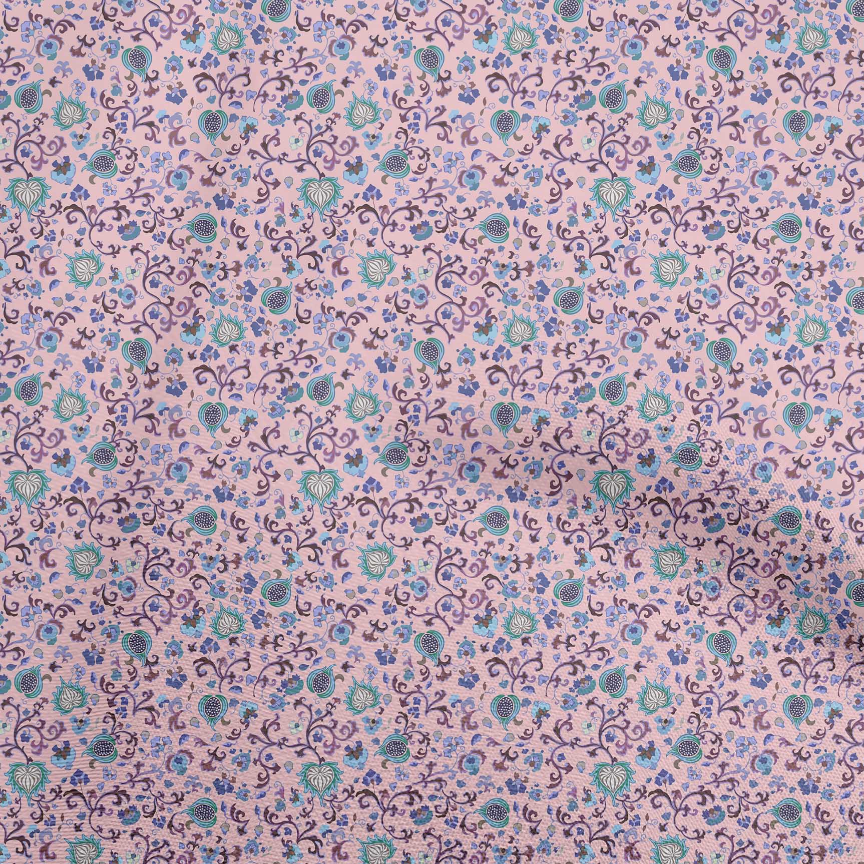 

oneOone Cotton Flex Чорна Тканина Азіатська Сюзані Квилтинг Приналежності Друк Швейна Тканина на двір 40 дюймів 42 Inch Wide - Viscose Chiffon світло-рожевий колір