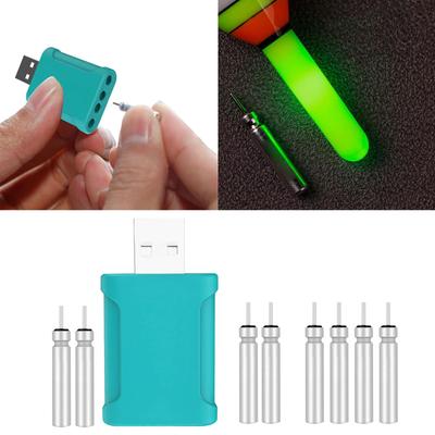 Upgraded Night Fishing Floats Light Luminous 3.7V Lithium Battery Charger Set Buoy Tools Fresh Water Bobber Pesca Tackle