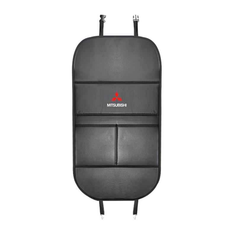 lqjn6 Leather Car Anti-Kick Pad Interior Seat Back Protector Mat Auto Accessories For Mitsubishi Lancer 9 Outlander 3 Pajero Asx l200