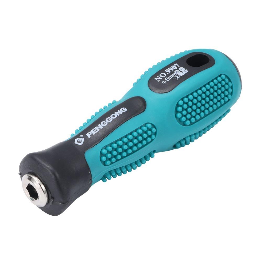 1Pcs 5mm Round Screwdriver Handle 6.35mm 4mm Hex Socket Wrench Tool New Screw Driver Bits Holder