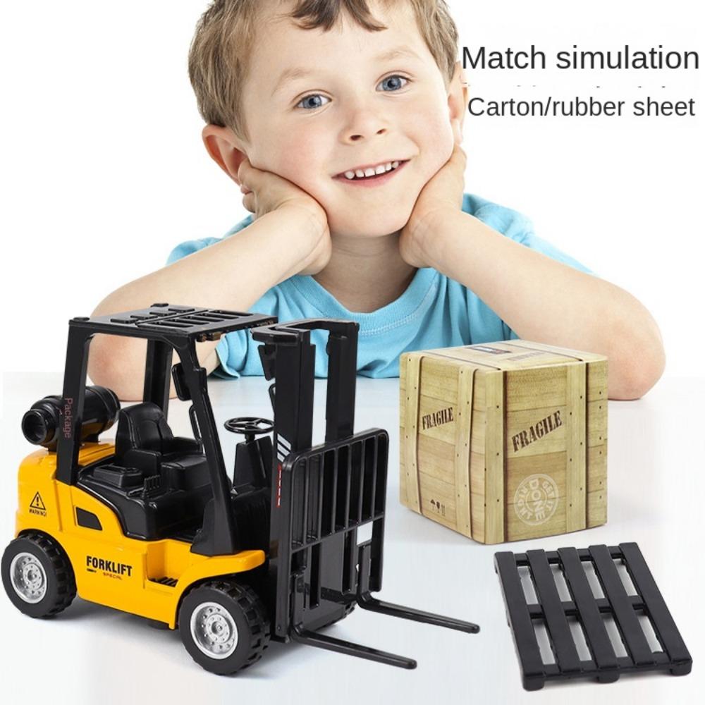 Forklift Friction Toy Vehicle Mini Engineering Car Interactive Children's Toy