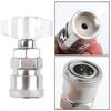 1Pcs Straight Through/Integrated Elbow Pneumatic Connector Silver Metal Air Tank Adapter Truck Dust Blower Parts Pipe Fitting