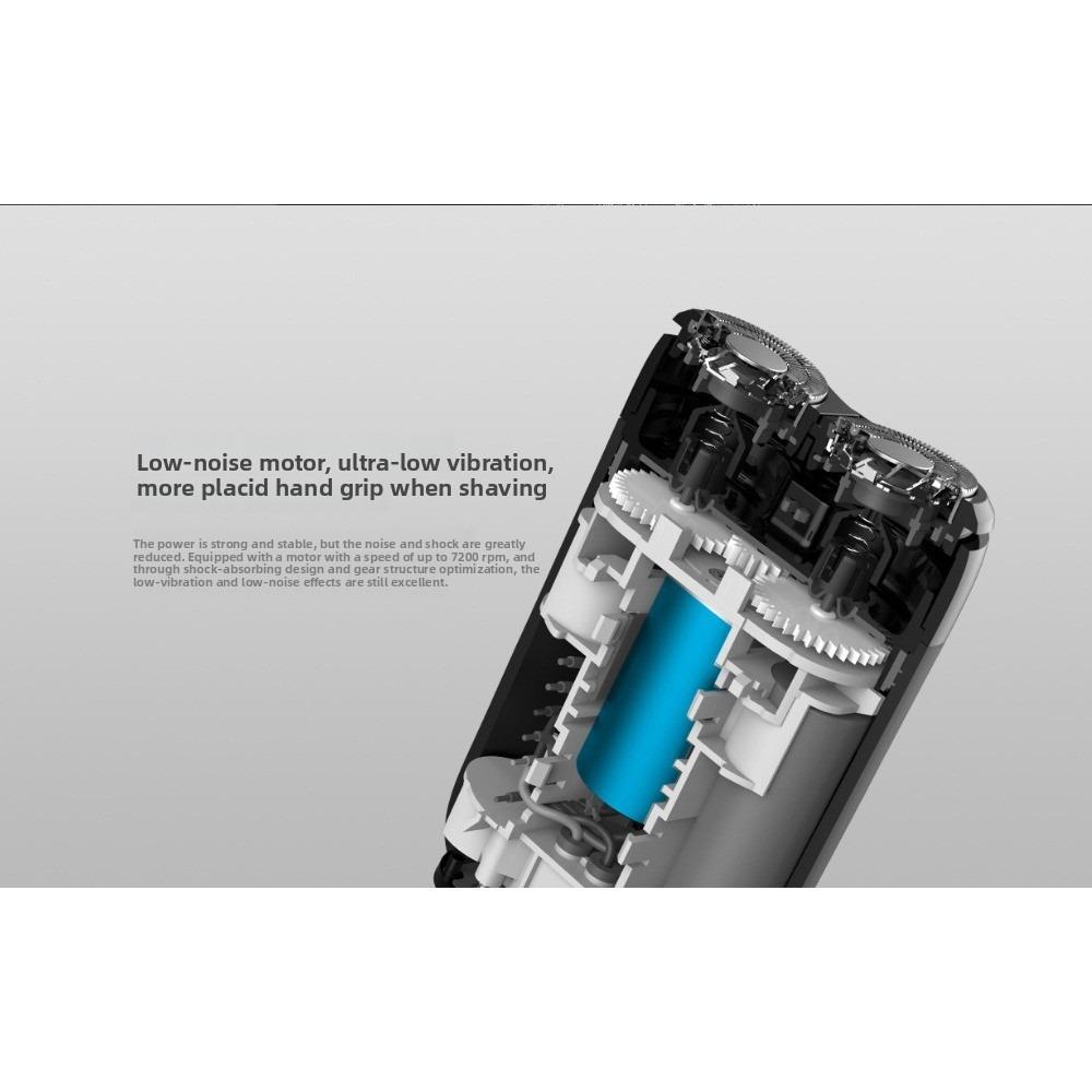 XIAOMI  Mijia Electric Shaver S100, IPX7 Waterproof, Dual Floating Heads, Type-C Charging, Portable Men's Razor