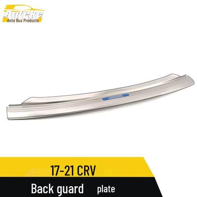 17-21 CRV Rear Guard Plate: Stainless Steel Tailgate Trunk Protection Sequin Sticker