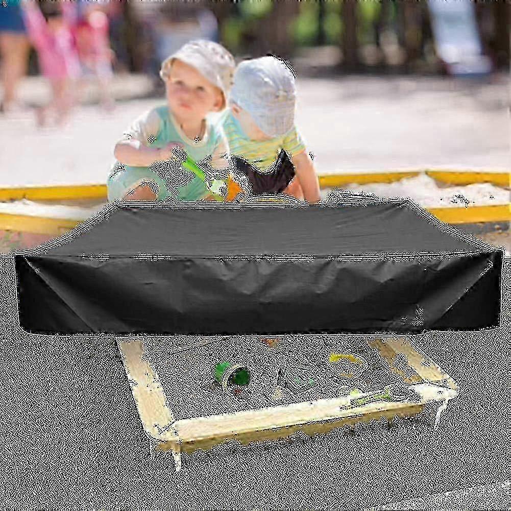 Waterproof Sandpit Cover with Drawstring - 120 x 120 cm Square, Dustproof for Sandpit Play