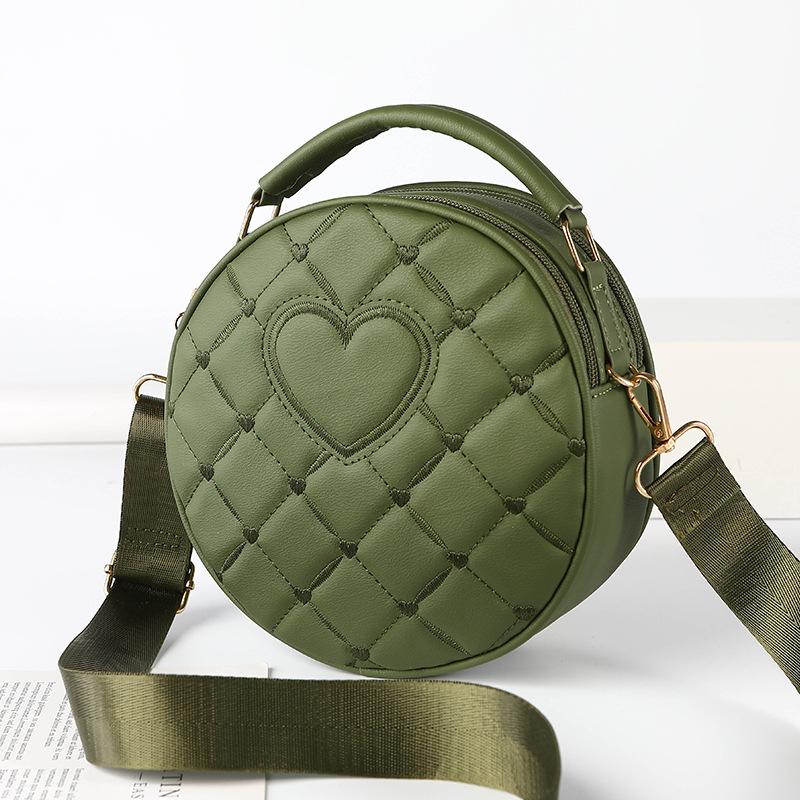 Love Embroidered Bag Exquisite High-end Cute Mobile Phone Messenger Bag Mini Small Bag Girls Shopping Shoulder Bag