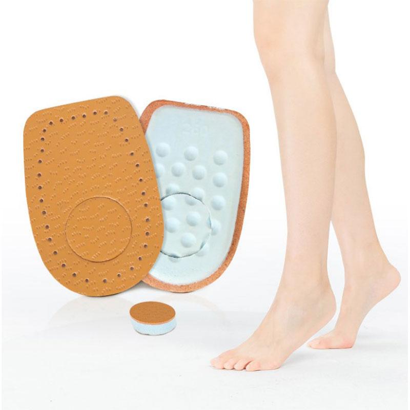 1 Paio Solette in Pelle Talloniera Tazza Tallone Mezza Soletta Solette Morbide per Tacchi Alti Soletta Assorbiurti Traspirante Accessori Scarpe