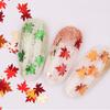 12 Color Maple Leaf Holographic Shiny Nail Art Glitter Sequins Manicure Decor