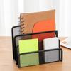 2/3 Grids Pen Holder Metal Mesh File Storage Rack Creative Metal Storage Box  Pencil