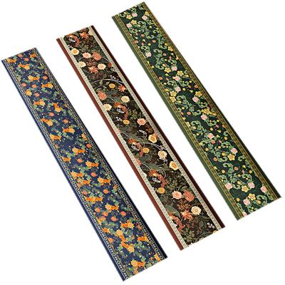 1 alfombrilla antideslizante para alféizar de ventana con diseño floral, impermeable, elegante, para proteger el sol y el polvo.
