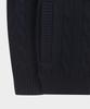 Brooks Brothers Cable Zip-Up Sweater (Dark Navy) (Bbwcmbf406)