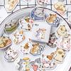 45 Pcs/box Funny Cute Cats Diy Mini Paper Sticker Diary Album Scrapbooking Decoration Sticker Stationery