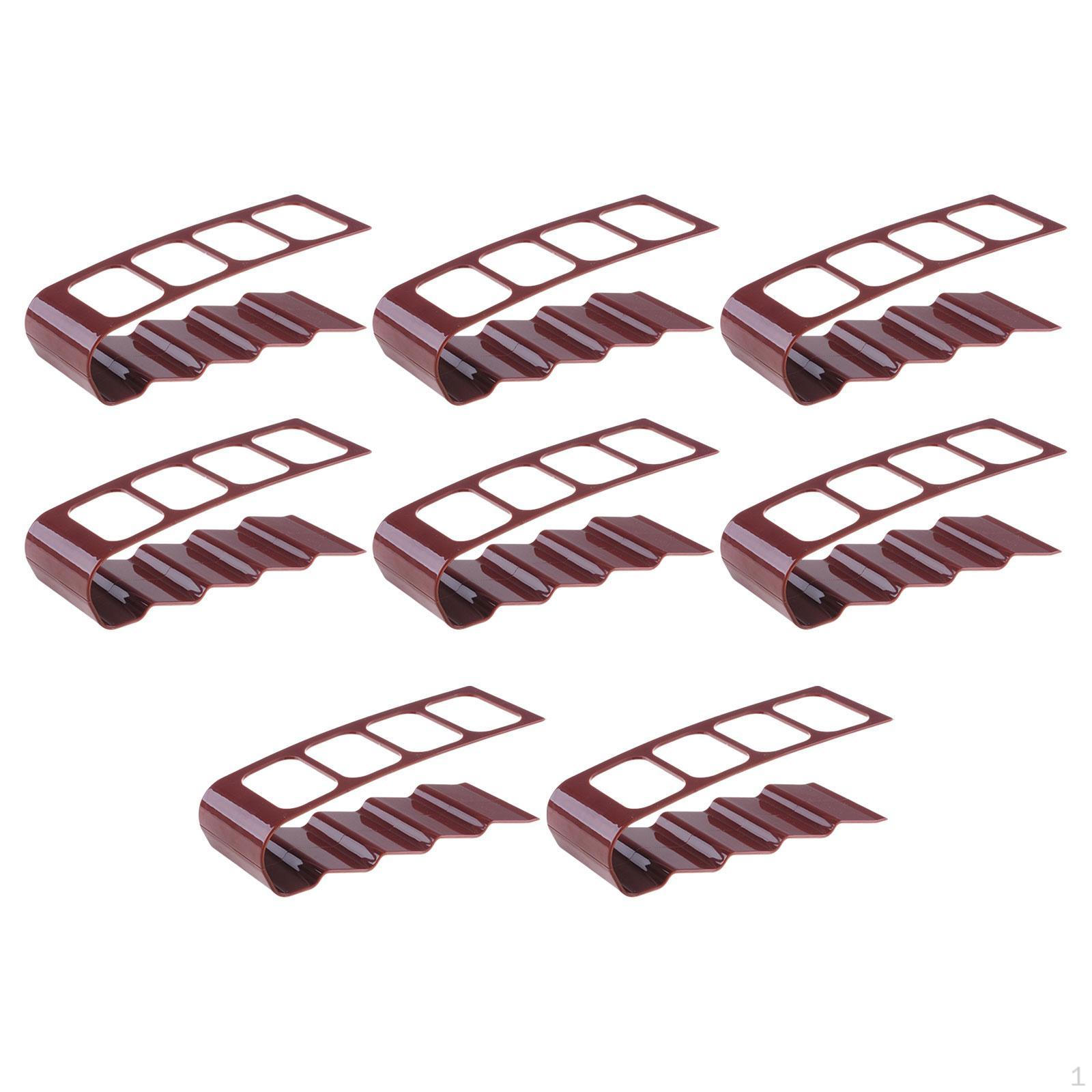 

Настільний органайзер для пульта ДУ з чотирма відділеннями 19x7,5x6 см кавовий