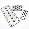 Non-Slip Decorative Pedals for Prado: Throttle, Brake & Rest Area