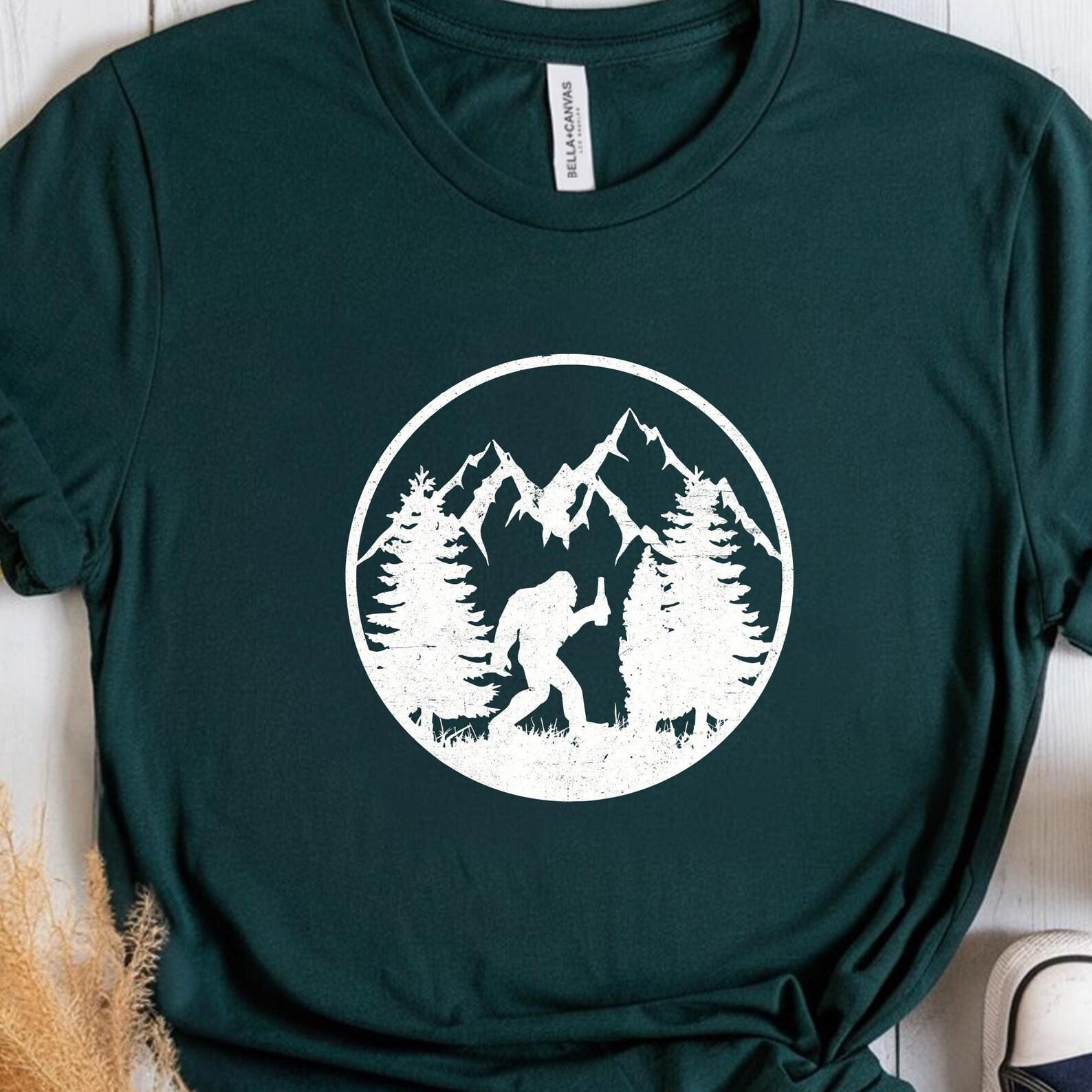 Bigfoot Beer T-Shirt: Funny Camping Sasquatch Tee M