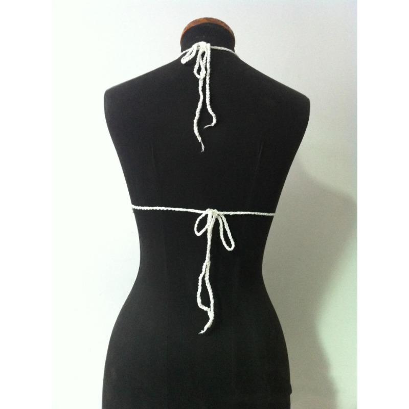 Γυναικείο μαγιό μπικίνι με πλεκτό κέντημα στο χέρι, σέξι, ξεχωριστό μαγιό για παραλία