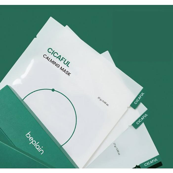 BEPLAIN Cicaful Calming Mask – Soothing Sheet Mask for Sensitive Skin, Korean