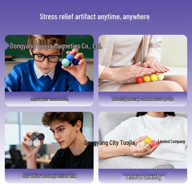 Magnetic Sensory Silicone Ball Stress Toy
