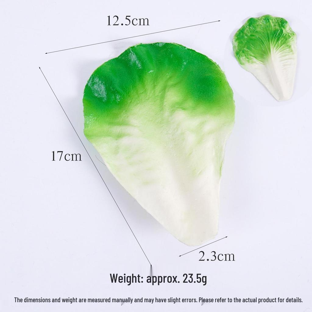 PU Simulation Edible Lettuce Leaf Toy - Cabbage & Leafy Greens Photography Props