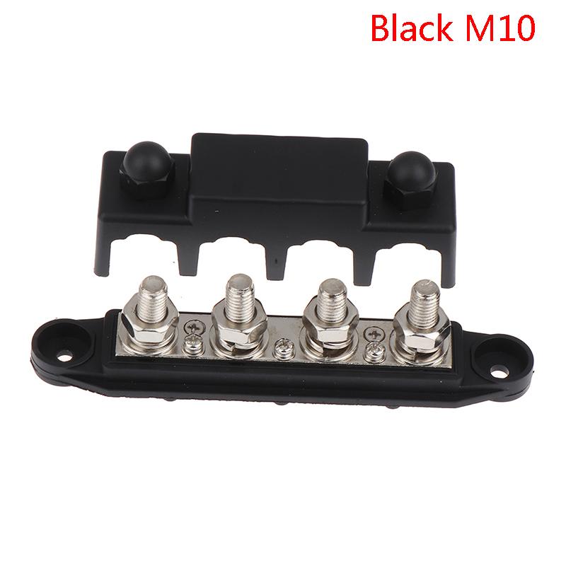 4 Post Power Distribution Block Terminal Screw Bus Bar M8 M10 High Current Wiring Stud Battery Junction Block for RV Ship Car