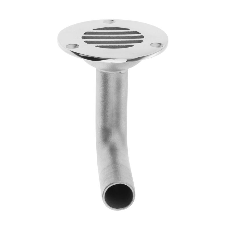 Stainless Steel Deck Floor Drain 90 Degree Boat Ship Plumbing Fitting 0.75''
