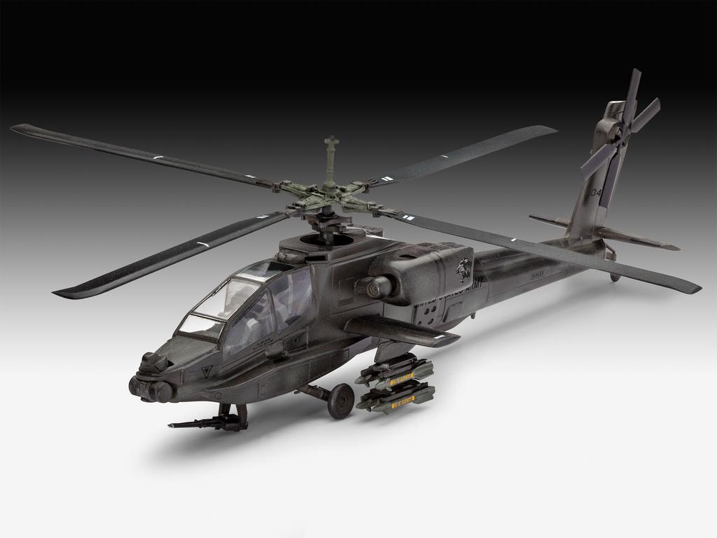 Deutscher Revell Maßstab US Army Apache Plastikmodellbausatz 04985 1/100 AH-64A
