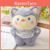 Adorable Lace Fluffy Fox Keychain Plush Toy Soft And Cute Animal Stuffed Doll