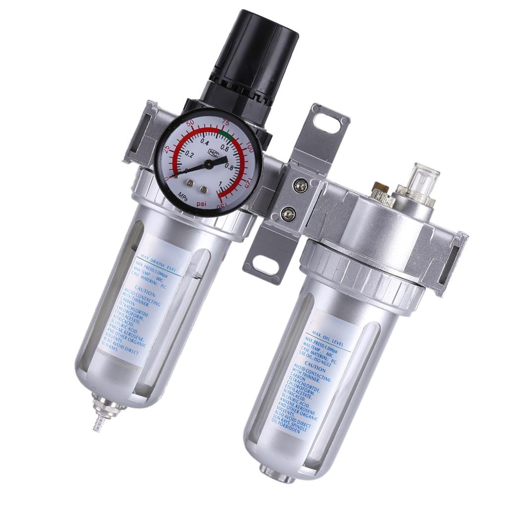 SFC300 3/8"" Air Compressor Filter Regulator Moisture Water Trap Cleaner Separator Tool