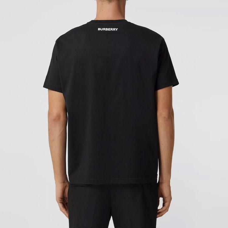 Burberry Regular T Shirt Men's Black 80406801