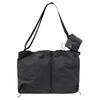 Adidas Recycled Polyester Shoulder Bag Unisex Carbon Black Adidas JM3399